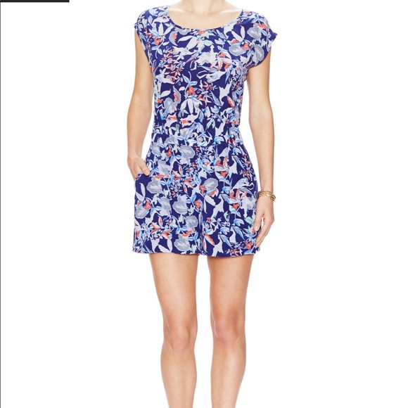 Silk printed Dolman Romper - Picture 1 of 3